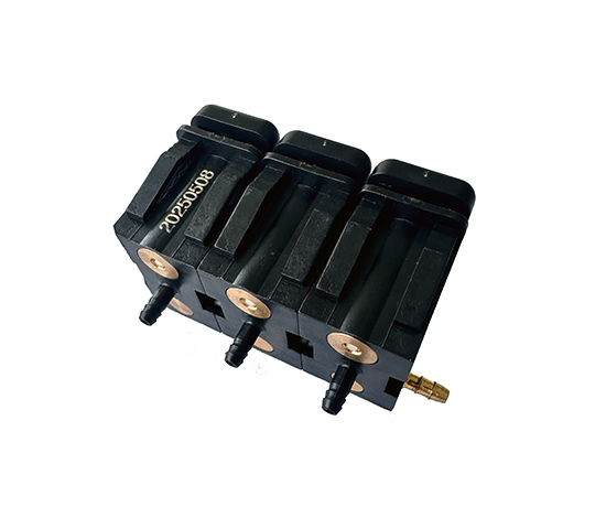 Waist support triple valve