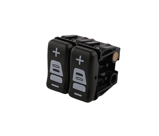 Waist support double valve