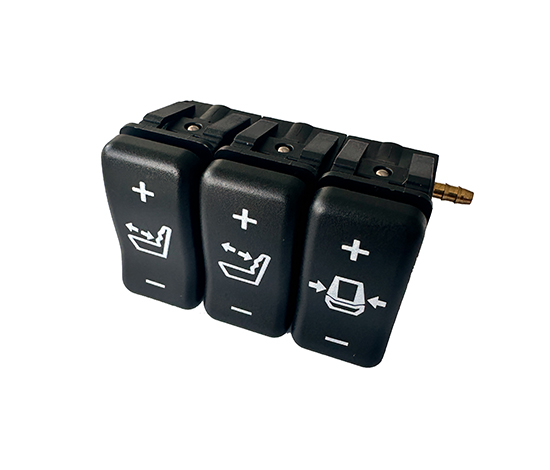 Waist support triple valve