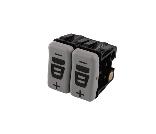 Waist support double valve